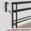 5.9" Slim Console Table, 2 Tier Narrow Sofa Table with Adjustable Shelf, Space-Saving Behind Couch Table for Living Room, Entryway - 3 of 4