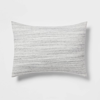 Threshold 5pc King Space-Dyed Waffle Comforter Bedding Set Gray - Threshold™: Includes Decorative Pillows & Shams — фото 5