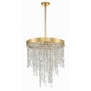 Crystorama Lighting Winfield 5 - Light Chandelier in  Antique Gold - 3 of 4