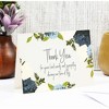 Pipilo Press 60-Pack Floral Design Thank You Cards with Envelopes for Funerals (5 x 7 Inches) - 2 of 4