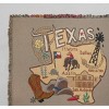 Cotton Wall Tapestry 60x50 inch – State to State Texas Decor by Manual Woodworkers - 2 of 3