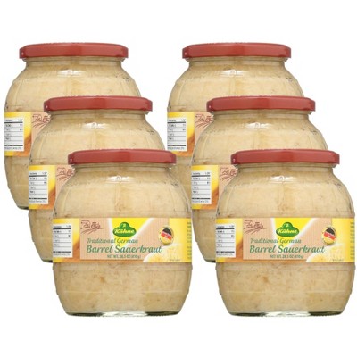Kuhne Traditional Barrel Sauerkraut - Case of 6/28.5 oz
