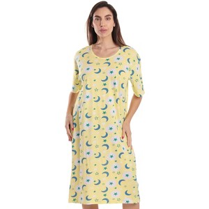 Just Love Short Sleeve Nightgown Sleep Dress for Women Sleepwear - 1 of 3