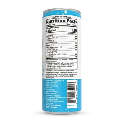 Genius Gourmet Blue Raspberry Lemonade Sparkling Clear 30g Protein Shakes - 12 fl oz
