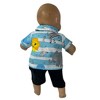 Doll Clothes Superstore Animal Shirt Cargo Pants Fit 15-16 Inch Baby Dolls - 4 of 4