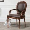 Comfort Pointe Bradford Leather Arm Chair Brown: Upholstered, Traditional Design, Wood Frame, Foam Fill - 2 of 4