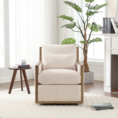 NicBex Accent Chair with Backrest, Upholstered Armchair Comfy Sofa Chair for Living Room, Bedroom