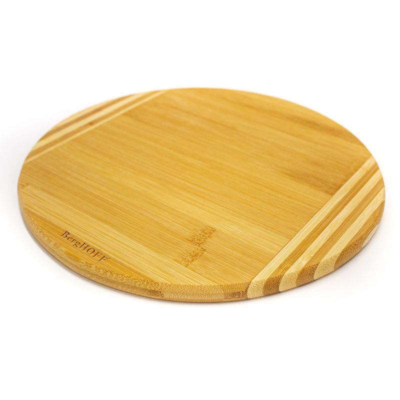 BergHOFF Bamboo Round Cutting Board, Striped, 11.8"x0.6", 2 of 5