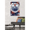 Trends International NHL Edmonton Oilers - Maximalist Logo 23 Framed Wall Poster Prints - 2 of 4