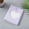 Hollow Heart 64 Pockets Photo Book Album Name Card Holder for Fujifilm Instax Mini 8 /7s /70 /25 /50s /90(Light Purple) - 2 of 4