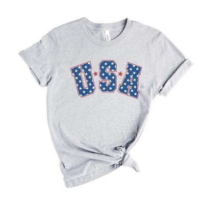 Simply Sage Market Women's Retro USA Stars Short Sleeve Graphic Tee