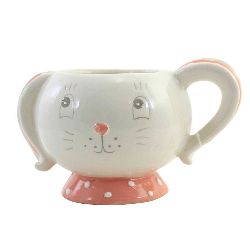 3.0 Inch Dottie Tea Cups Easter Bunny Rabbit St/4 Mugs, 3 of 6