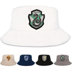 Harry Potter Bucket Hat for Kids, Boy and Girl Sun Hat Ages 4-7 Years 100% Cotton for Summer Teen Youth Beach Hat - 1 of 4