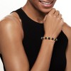 Ross-Simons 10mm Onyx Bead Bracelet in 18kt Gold Over Sterling - 2 of 4