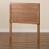 Twin Seren Wood Headboard Walnut - Baxton Studio: Sturdy, Inset Paneling, Bedroom Furniture - image 4 of 4