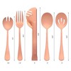 REGALWOVEN Stainless Steel Flatware Set 2 Sets 10 Pcs - 2 of 4