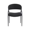 Meridian Furniture,Privet Linen Textured Fabric Dining Chair, Set of 2 - 3 of 4