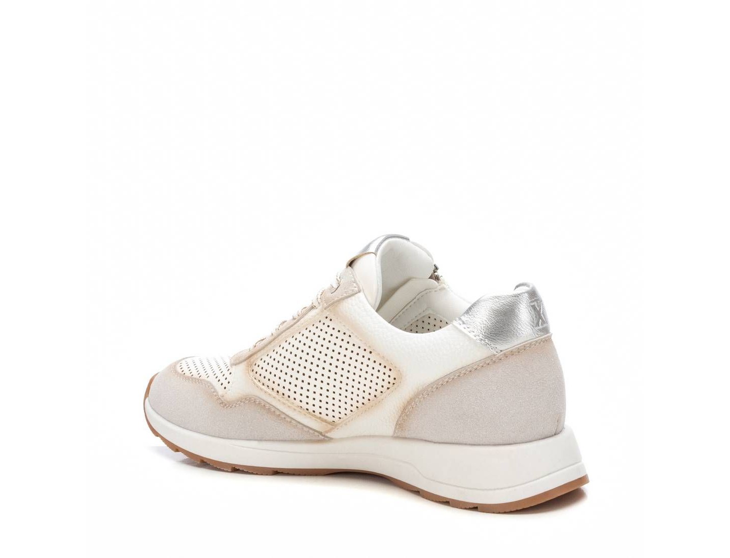Женские кроссовки XTI Casual Fashion Sneakers with side zipper 143734 White, цвет: Белый — фото 4