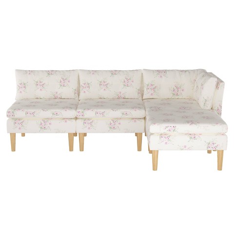 4pc Sectional Bella Pink Simply Shabby Chic Target