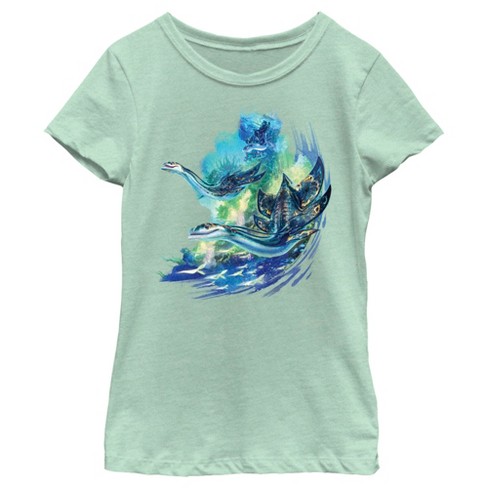 Girl's Avatar: The Way Of Water Ilus Portrait T-shirt - Mint - Large ...