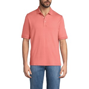 Lands' End Men's Short Sleeve Cotton Supima Polo Shirt - 1 of 3