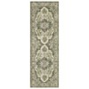 Washable Living Room Rug Vintage Rug Traditional Floral Distressed Accent Carpet Low Pile Non-Slip Floor Mat - 3 of 4