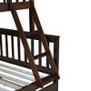 YOOCOZZ Twin over Full Wood Bunk Bed with Trundle, Convertible Ladder and Guardrail - 4 of 4