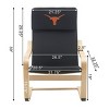 NCAA University of Texas Bentwood Accent Chair - 3 of 4