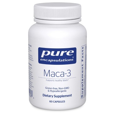 Pure Encapsulations Maca-3 - Hypoallergenic Supplement Promotes Healthy Libido and Reproductive System Function