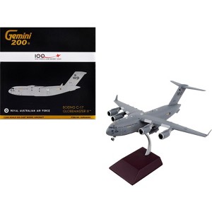 Boeing C-17 Globemaster III Transport Aircraft Gray "Gemini 200" Series 1/200 Diecast Model Airplane by GeminiJets - 1 of 4