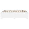 vidaXL Bed Frame White Faux leather, plywood, solid pine wood Full - 4 of 4