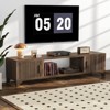 SUGIFT Universal TV Stand with Soft-Close Doors and Cord Management - 2 of 4