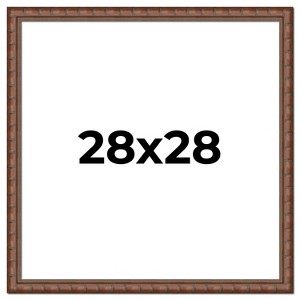 PosterPalooza | 28x28 Modern Bamboo Picture Frame, UV Acrylic, 5 Finishes - 1 of 4