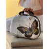 World Traveler Butterfly 13-Inch Hardside Cosmetic Case Shoulder Tote - image 3 of 4