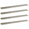 vidaXL Wall Shelves 4 pcs Concrete Gray 39.4 in.x3.5 in.x1.2 in. - 2 of 4