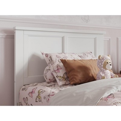 AFI Furnishings Madison Twin Headboard with Turbo Charger in White