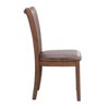 PAGED Dining Chairs Set of 2 Mid Century Modern Upholstered Living Room Chairs with Wood Farme for Living Room, Restaurant, Oak - 3 of 4
