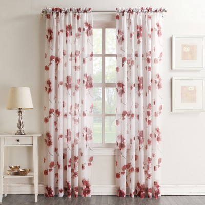 voile curtain panel