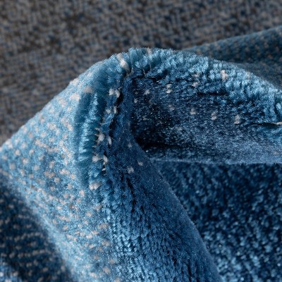 Barclay Blue and Gray Synthetic 5' x 7' Area Rug