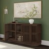 Plank+Beam Contour Solid Wood Sideboard with 2 Doors, 59" TV Stand for Living Room - 4 of 4