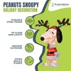 ProductWorks Peanuts Pre-Lit Snoopy Indoor/Outdoor Christmas Yard Ornament, Holiday Display - 3 of 4