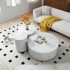 NicBex Modern 15.75" Round Coffee Table with Solid Frame for Living Room and Office - 4 of 4