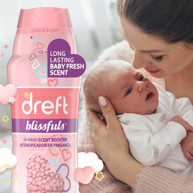 Dreft Blissfuls Baby Fresh Scent In-Wash Scent Booster Beads, 4 of 9