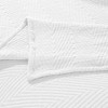 Modern Chevron Cotton Medium Weight Woven Coverlet by Blue Nile Mills - 3 of 4