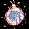 Men's Design By Humans Rabbit Hole By Chofy87 T-Shirt - 2 of 4