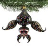 Blubom 4.25 In Polka Dot Halloween Bat Ornament Upside Down Tree Ornaments - 3 of 3