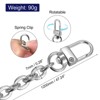 Unique Bargains Iron Flat Cross Body Handbag Replacement Strap with Buckles - 2 of 3