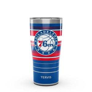 NBA Philadelphia 76ers 20oz Hype Stripes Stainless Steel Tumbler - 1 of 3