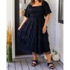 Women's Midnight Waltz Midi Dress - Polagram - 4 of 4