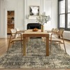 Washable Rug 9x12 Rug Vintage Distressed Rug with Non Slip Backing Foldable Low Pile Rug Ultra-Soft Throw Carpet for Living Room Bedroom Nursery - 2 of 4